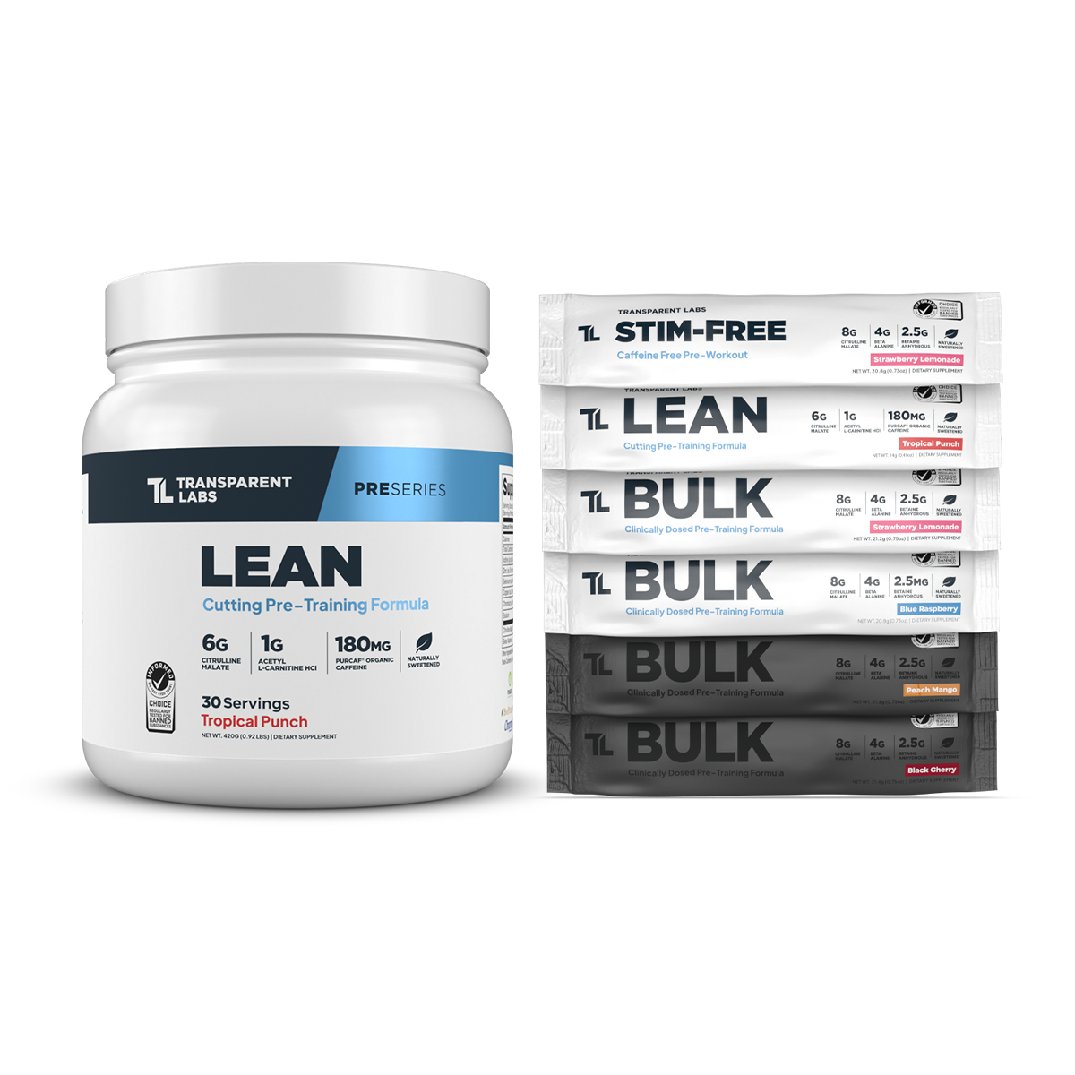 Preseries Lean Pre-Workout Tropical Punch